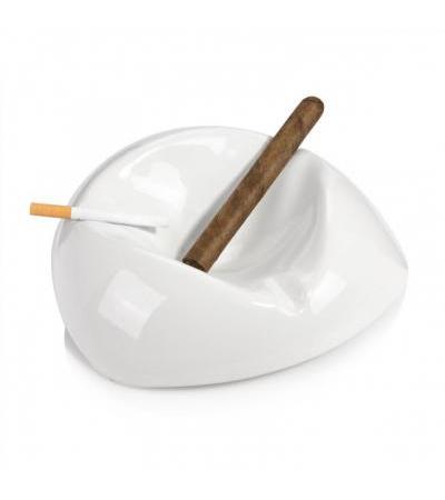 Bluespoon Aschenbecher Paulo aus Porzellan weiß