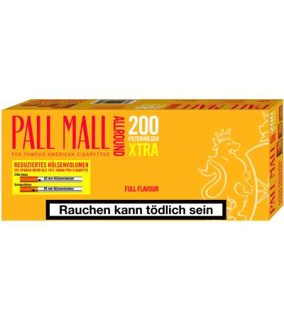 Pall Mall Allround Xtra Filterhülsen 200 Stück